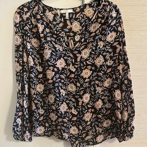 Joie 100% Silk Floral Blouse